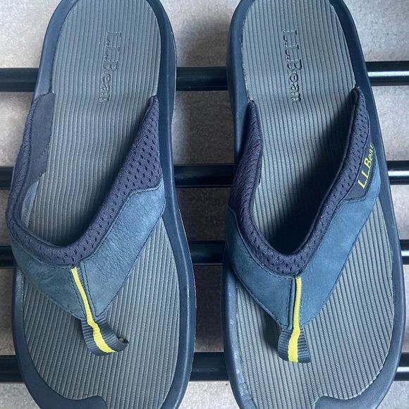 LL BEAN Men Swift River Sports Waterproof Leather Sandals - NEW NWOB main image 7